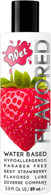 Flavored Sultry Strawberry Edible Lube 3oz