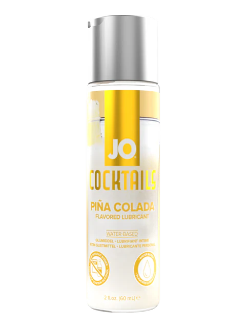 JO Cocktails - Pina Colada Flavored Lubricant - 2 floz 60 mL