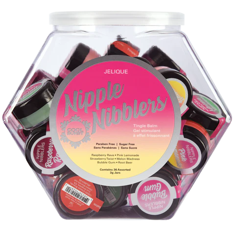 NIPPLE NIBBLERS Cool Tingle Balm Assorted 3g Bowl of 36 - DISPLAY