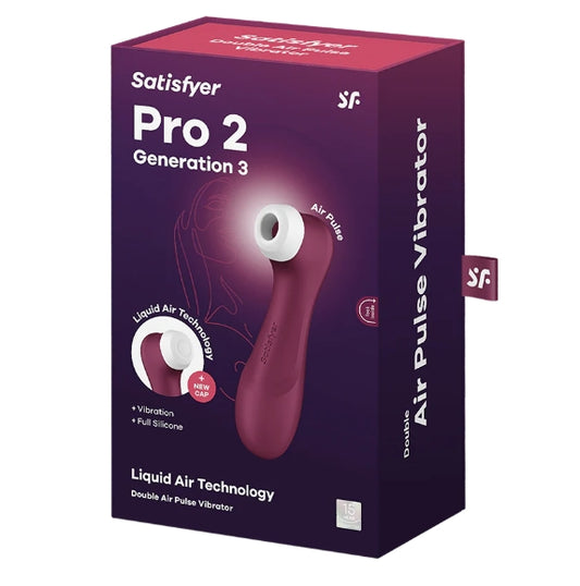 Satisfyer Pro 2 Generation 3 - Wine Red