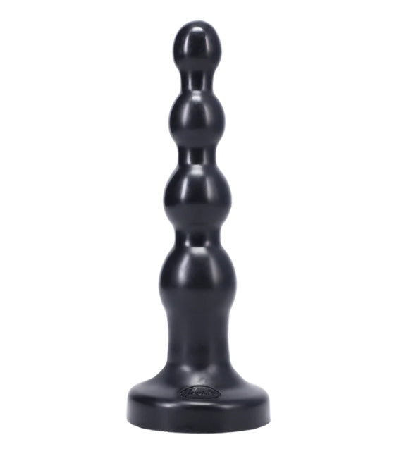 Tantus Silicone Large Ripple Butt Plug Black