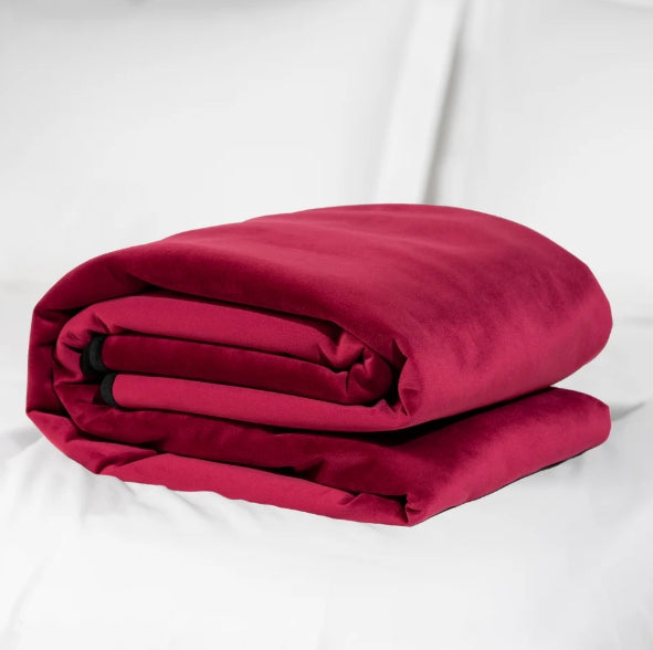 Liberator Fascinator Throw Merlot Microvelvet - Regular Size