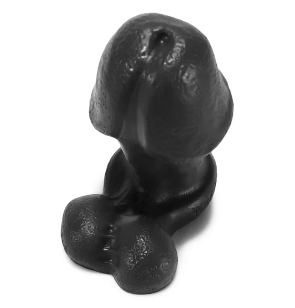 OXBALLS WRECKER, stumpy buttplug, BLACK