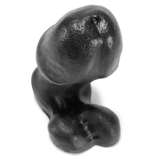 OXBALLS WRECKER, stumpy buttplug, BLACK