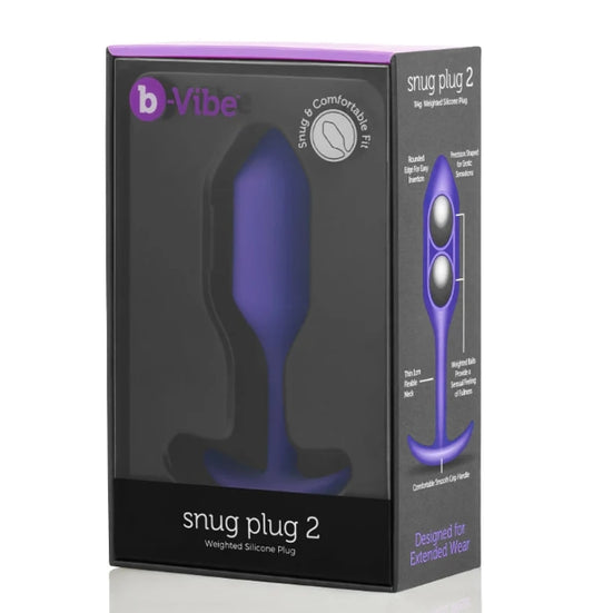 b-Vibe SNUG PLUG 2 | PURPLE