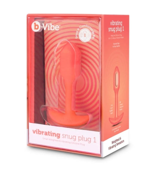 b-Vibe VIBRATING SNUG PLUG | S | ORANGE