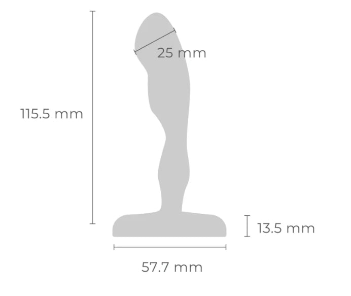 b-Vibe STAINLESS STEEL PROSTATE PLUG