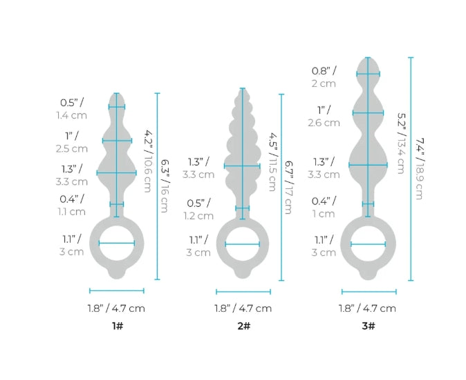 b-Vibe BEADED BUTTIES BUNDLE