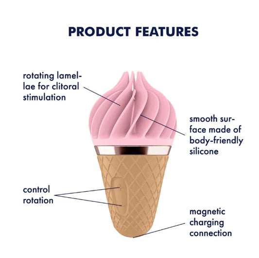 Satisfyer Sweet Treat - Pink/Brown