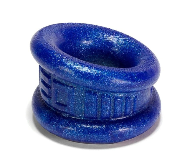 OXBALLS NEO ANGLE, ballstretcher - BLUEBALLS METALLIC