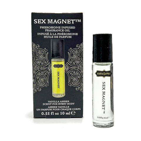 SEX MAGNET Pheromone Roll-on Fragrance Oil Vanilla Amber 0.33 fl oz / 10ml