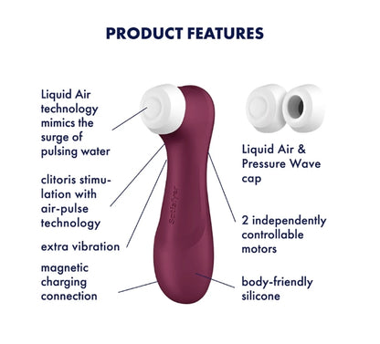 Satisfyer Pro 2 Generation 3 - Wine Red