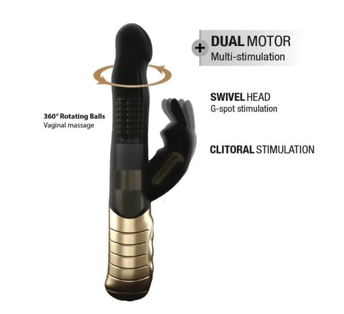 Dorcel BABY RABBIT BLACK & GOLD 2.0 - RECHARGEABLE