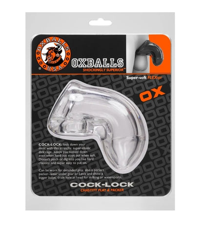OXBALLS COCK-LOCK, chastity - CLEAR