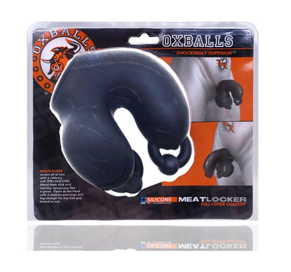 OXBALLS MEATLOCKER, chastity - BLACK ICE