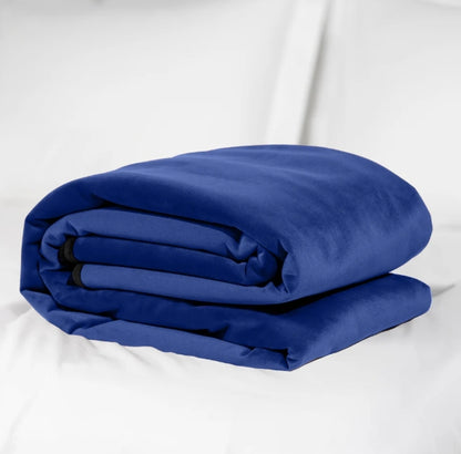 Liberator Fascinator Throw Royal Blue Microvelvet - Regular Size