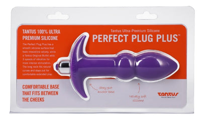 Tantus Perfect Plug Plus Vibe Purple