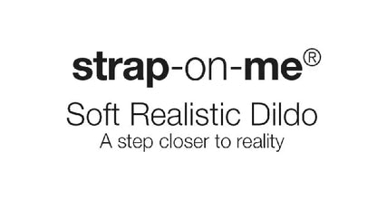 STRAP-ON-ME SOFT REALISTIC DILDO PURPLE - L