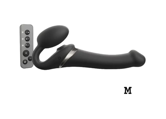 STRAP-ON-ME MULTI ORGASM BENDABLE STRAP-ON - M - BLACK