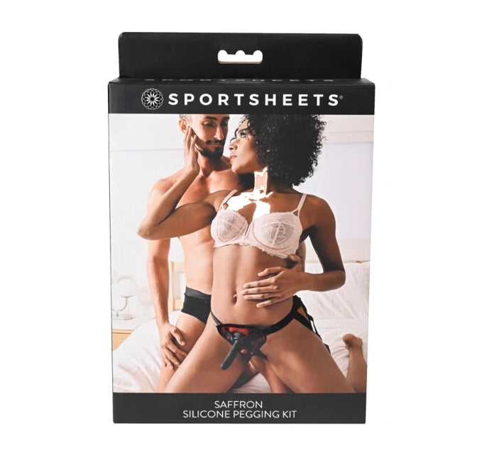 Sportsheets Saffron Silicone Pegging Kit