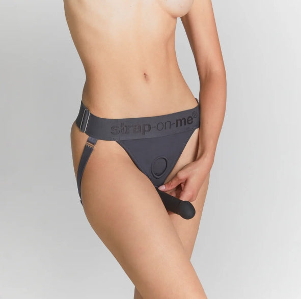STRAP-ON-ME HARNESS LINGERIE UNIQUE - ONE SIZE - GREY