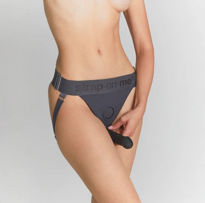 STRAP-ON-ME HARNESS LINGERIE UNIQUE - ONE SIZE - GREY