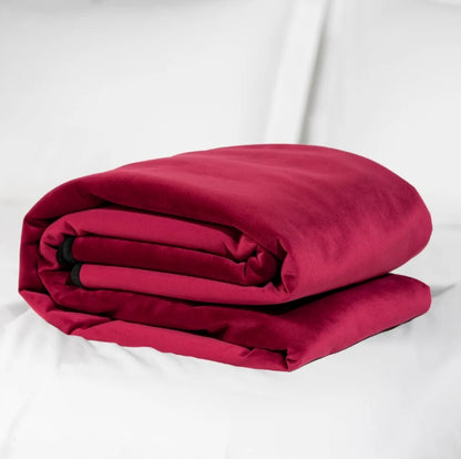 Liberator Fascinator Throw Merlot Microvelvet - Regular Size