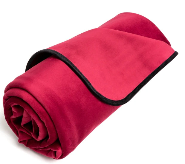 Liberator Fascinator Throw Merlot Microvelvet - Regular Size