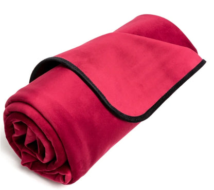 Liberator Fascinator Throw Merlot Microvelvet - Regular Size