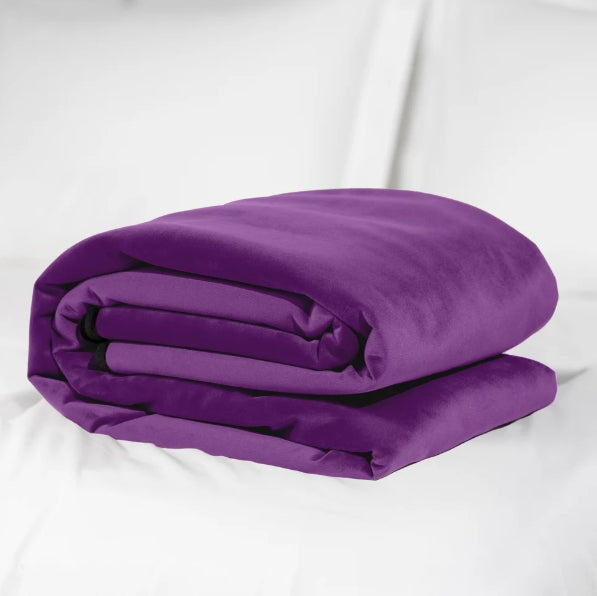 Liberator Fascinator Throw Purple Velvish - Travel Size