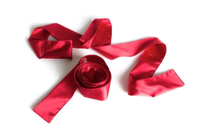 Liberator Silky Tie-ups Red Satin