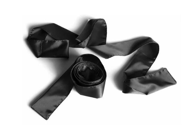 Liberator Silky Tie-ups Black Satin