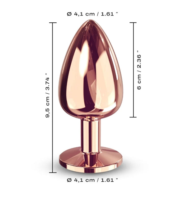 Dorcel Diamond Plug Rose Gold Large