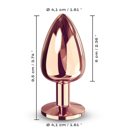 Dorcel Diamond Plug Rose Gold Large
