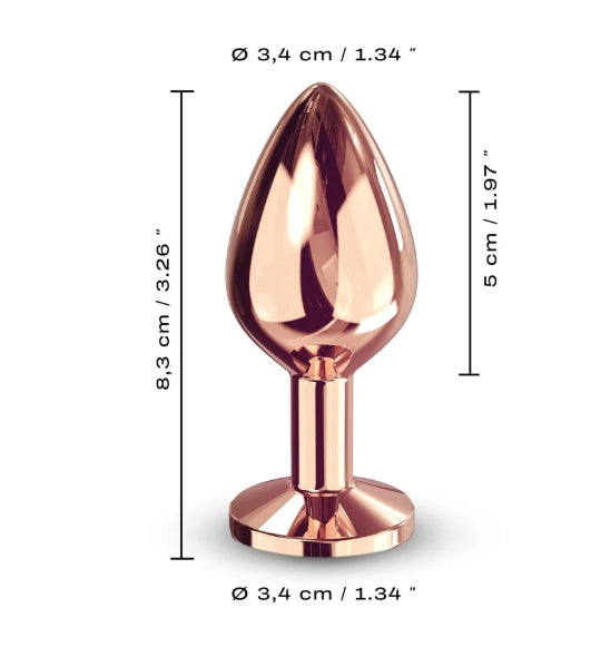 Dorcel Diamond Plug Rose Gold Medium