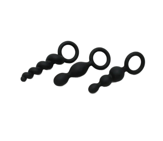 Satisfyer Booty Call (set of 3) (Black)