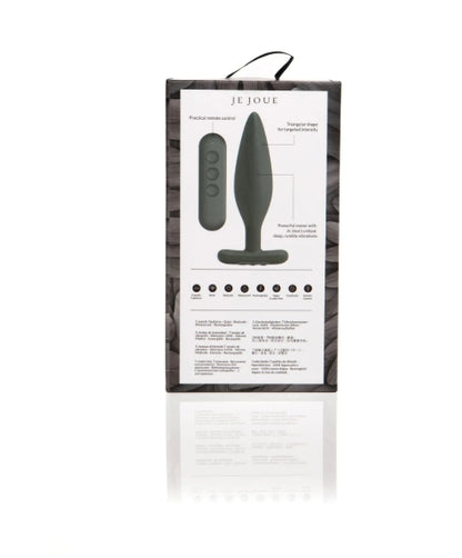 Je Joue Vesta Vibrating Butt Plug Black