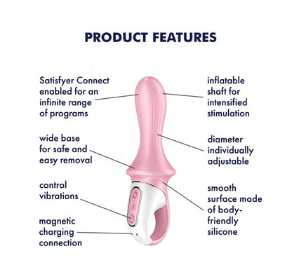 Satisfyer Air Pump Booty 5+ Red