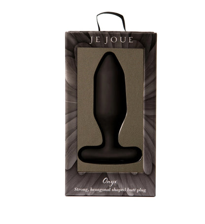 Je Joue Onyx Vibrating Butt Plug Black