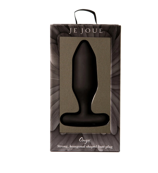 Je Joue Onyx Vibrating Butt Plug Black