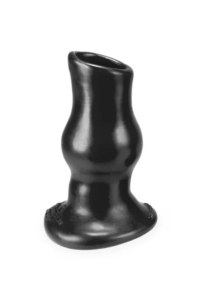 OXBALLS PIGHOLE DEEP-1, hollow plug - BLACK - SMALL