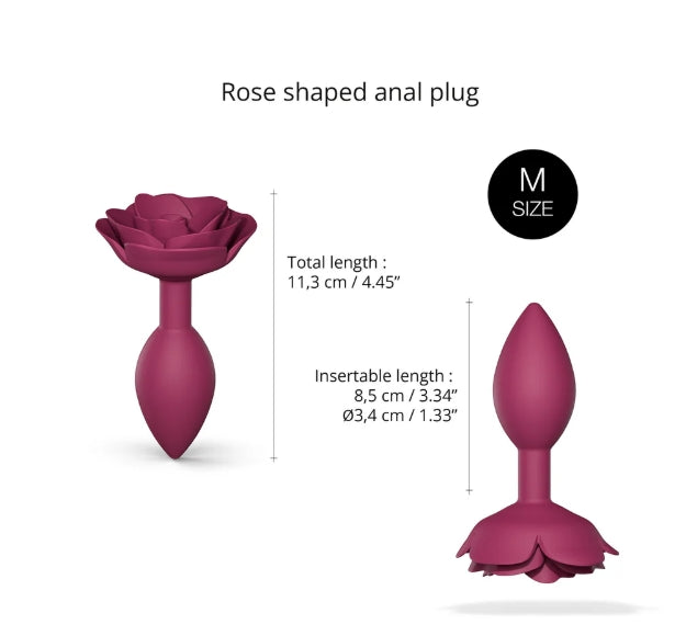 LOVE TO LOVE OPEN ROSES M - PLUM STAR