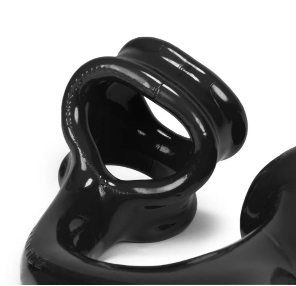 OXBALLS ALIEN TAIL, butt plug + sling, BLACK