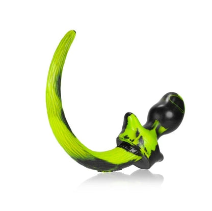OXBALLS BEAGLE, puppy tail buttplug, ACID SWIRL, Medium