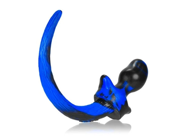 OXBALLS BULLDOG, puppy tail buttplug, POLICE SWIRL, Large