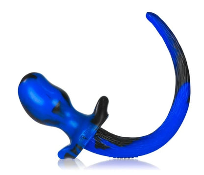 OXBALLS BULLDOG, puppy tail buttplug, POLICE SWIRL, Large