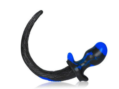 OXBALLS BULLDOG, puppy tail buttplug, POLICE SWIRL, Large