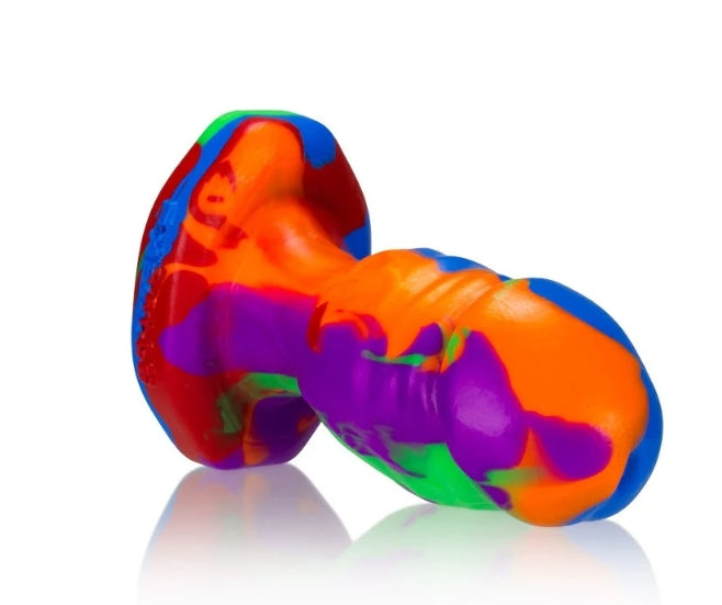 OXBALLS HONCHO-1, buttplug, RAINBOW, Small