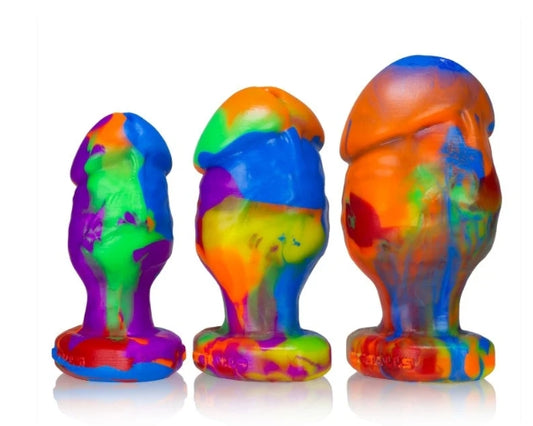 OXBALLS HONCHO-2, buttplug, RAINBOW, Medium