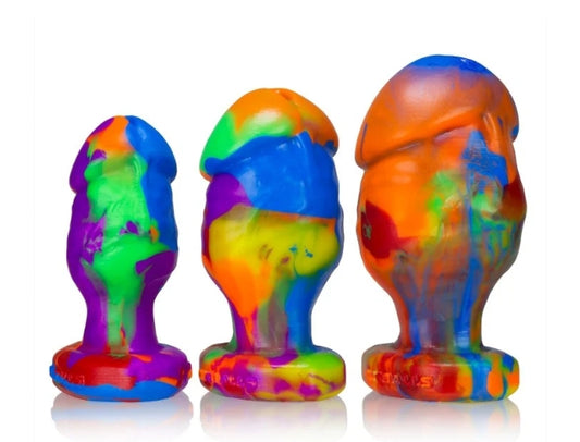 OXBALLS HONCHO-3, buttplug, RAINBOW, Large